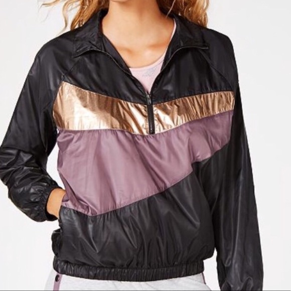 Material Girl Jackets & Blazers - Material Girl Windbreaker Sporty Style